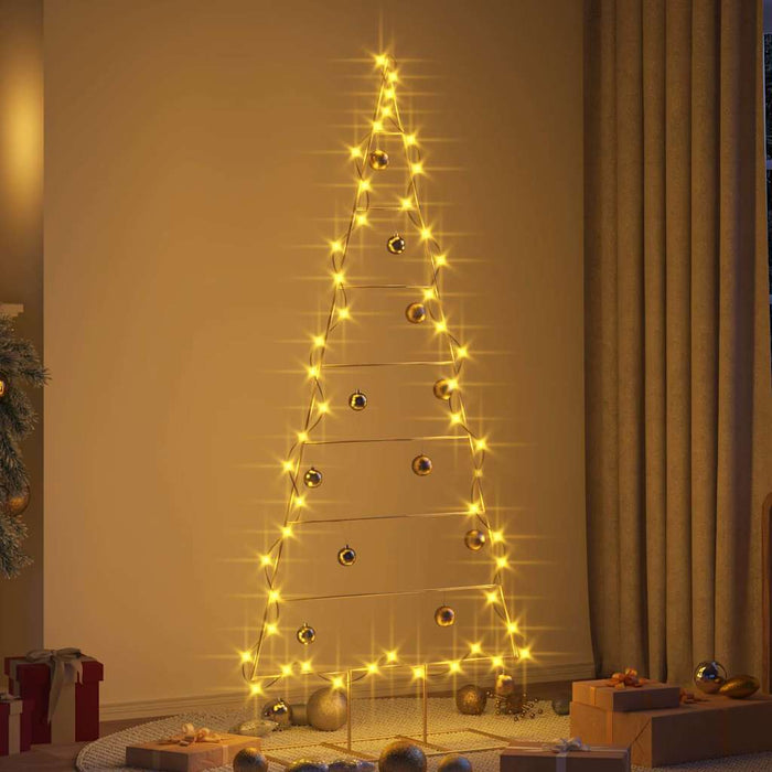 Albero di Natale in metallo con supporto Oro 180 cm 42019167