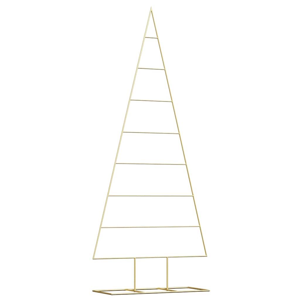 Albero di Natale in metallo con supporto Oro 180 cm 42019167