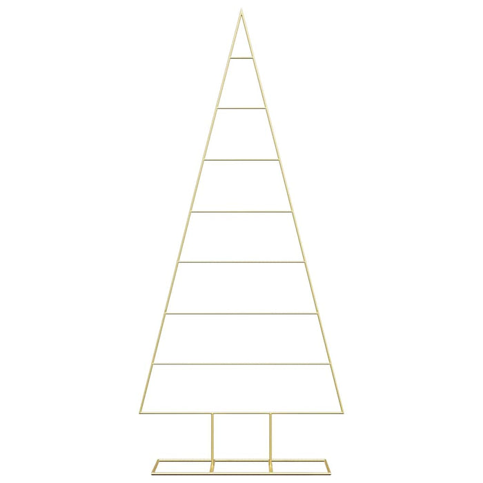 Albero di Natale in metallo con supporto Oro 180 cm 42019167