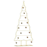 Albero di Natale in metallo con supporto Oro 180 cm 42019167
