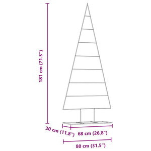 Albero di Natale in metallo con supporto Oro 180 cm 42019167