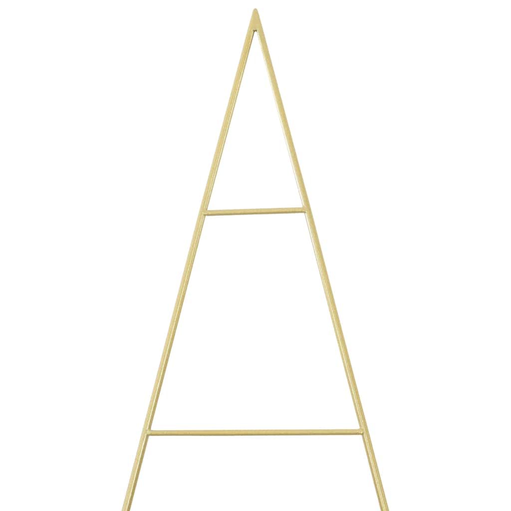 Albero di Natale in metallo con supporto Oro 210 cm 42019168