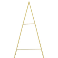 Albero di Natale in metallo con supporto Oro 210 cm 42019168