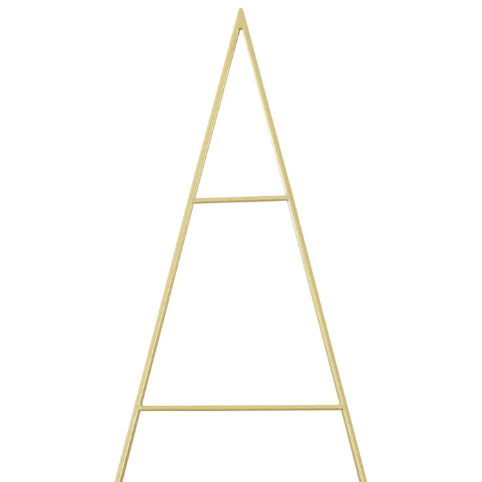 Albero di Natale in metallo con supporto Oro 210 cm 42019168