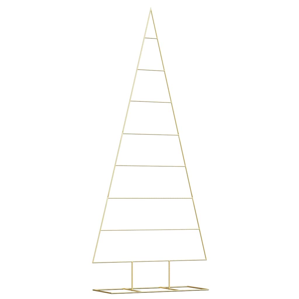 Albero di Natale in metallo con supporto Oro 210 cm 42019168