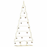 Albero di Natale in metallo con supporto Oro 210 cm 42019168