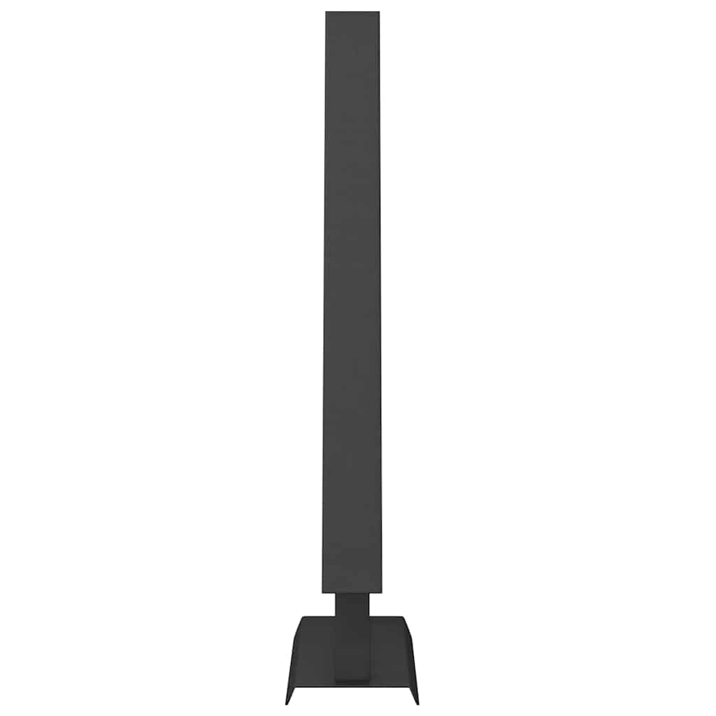 Albero di Natale in metallo con supporto Nero 60 cm Acciaio 42019169