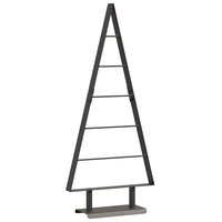 Albero di Natale in metallo con supporto Nero 90 cm Acciaio 42019170
