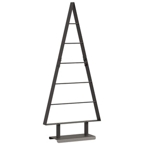 Albero di Natale in metallo con supporto Nero 90 cm Acciaio 42019170
