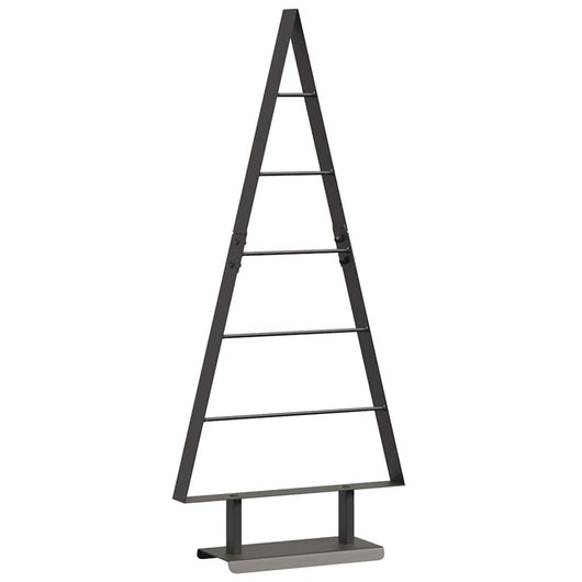 Albero di Natale in metallo con supporto Nero 90 cm Acciaio 42019170