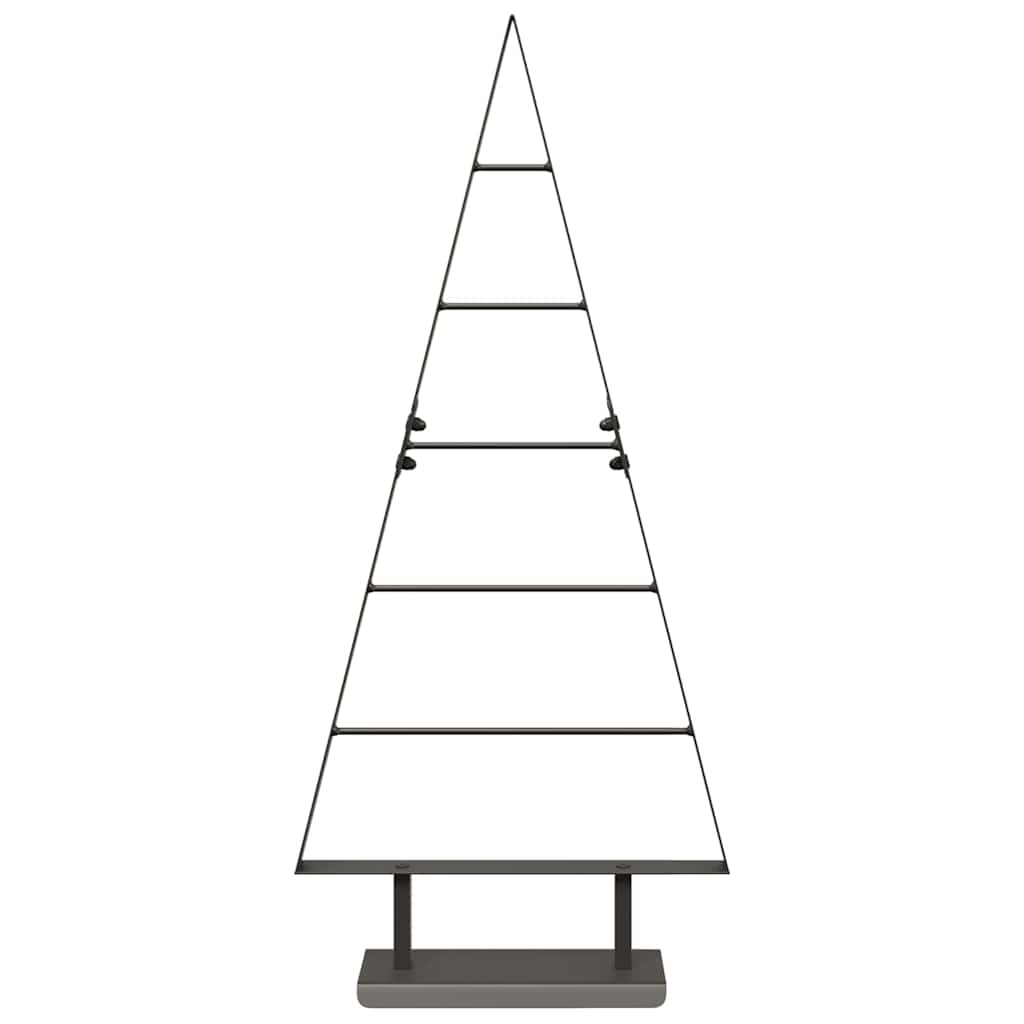 Albero di Natale in metallo con supporto Nero 90 cm Acciaio 42019170