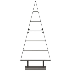 Albero di Natale in metallo con supporto Nero 90 cm Acciaio 42019170