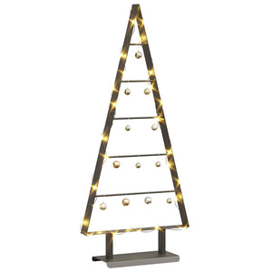 Albero di Natale in metallo con supporto Nero 90 cm Acciaio 42019170