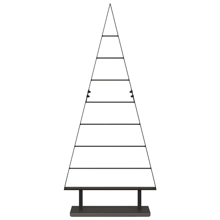 Albero di Natale in metallo con supporto Nero 125 cm Acciaio 42019171
