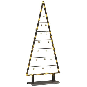 Albero di Natale in metallo con supporto Nero 125 cm Acciaio 42019171