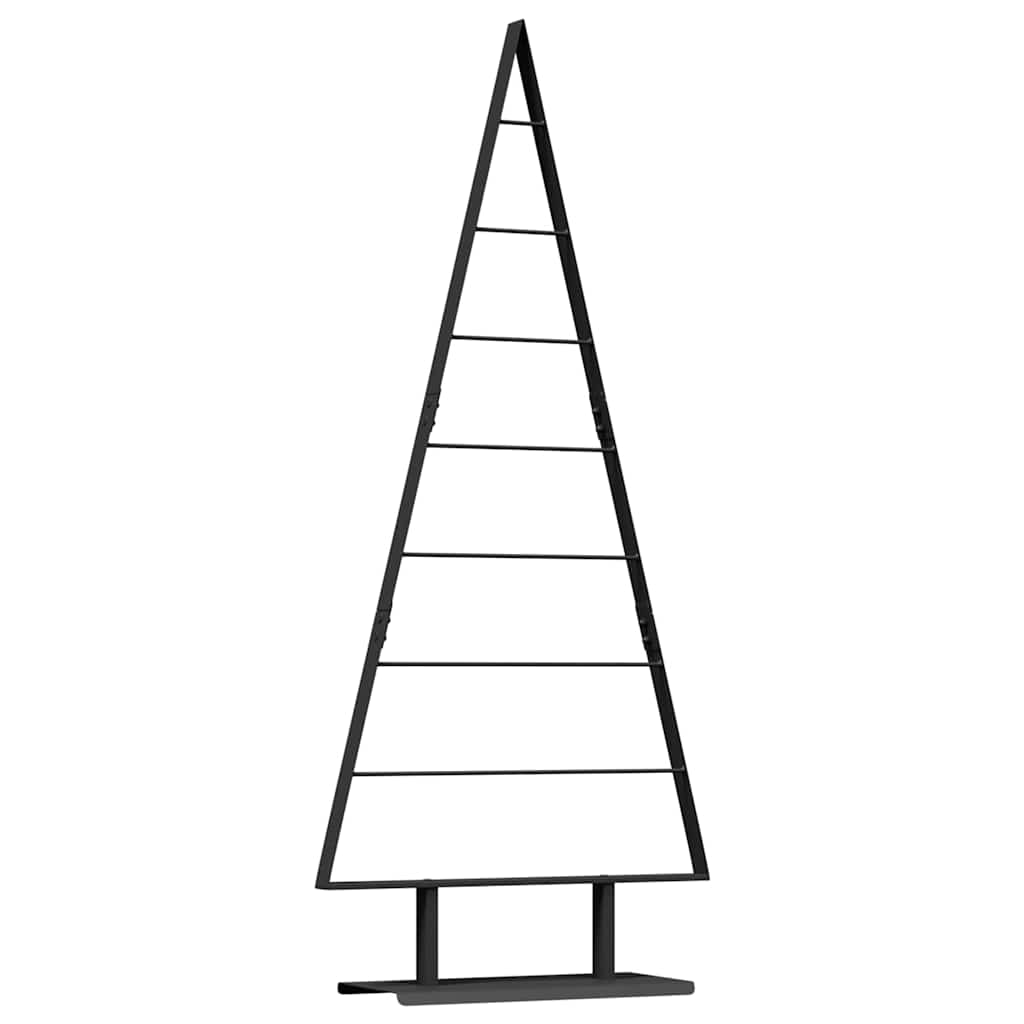 Albero di Natale in metallo con supporto Nero 150 cm Acciaio 42019172