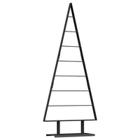 Albero di Natale in metallo con supporto Nero 150 cm Acciaio 42019172