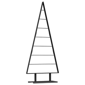Albero di Natale in metallo con supporto Nero 150 cm Acciaio 42019172