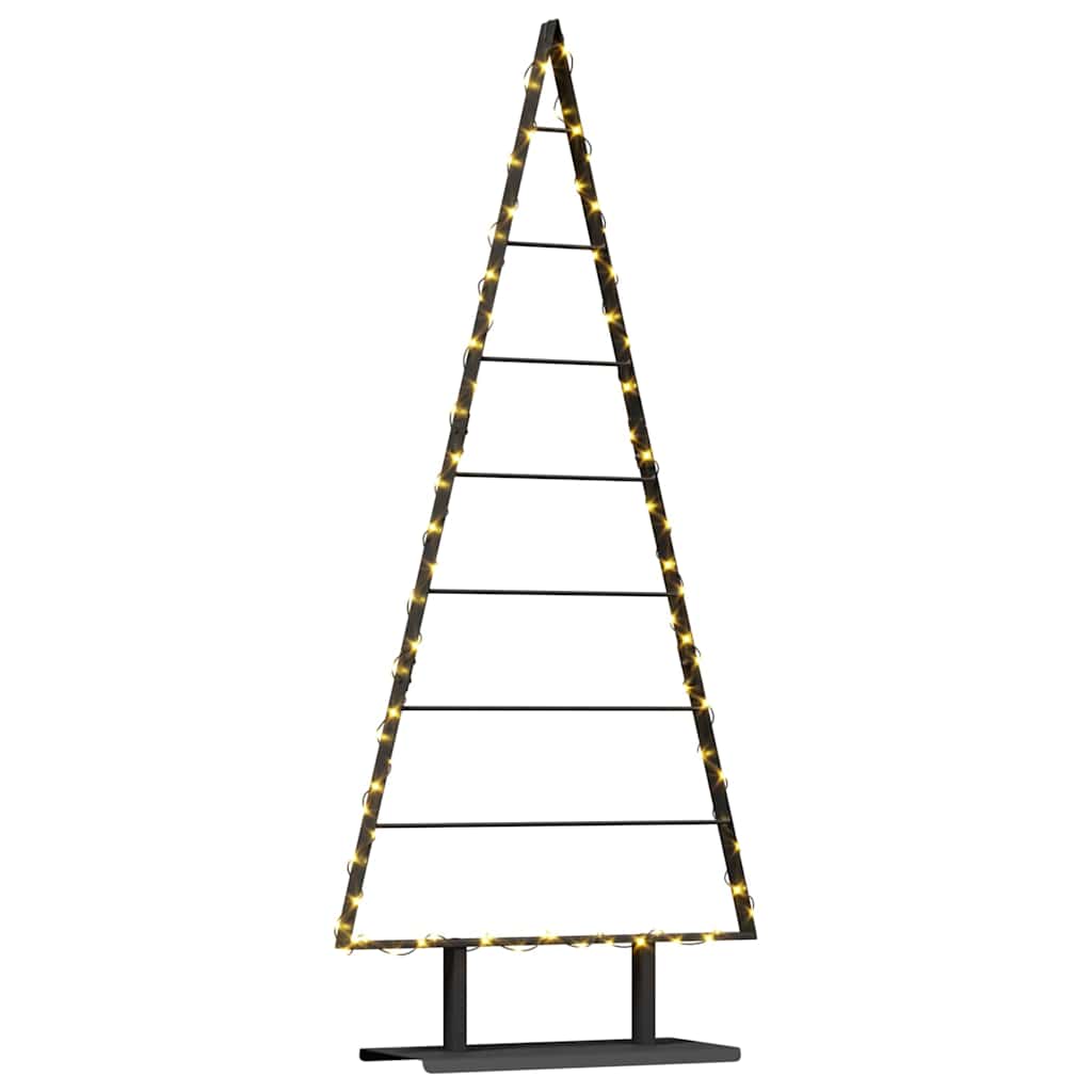 Albero di Natale in metallo con supporto Nero 150 cm Acciaio 42019172