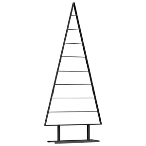 Albero di Natale in metallo con supporto Nero 180 cm Acciaio 42019173
