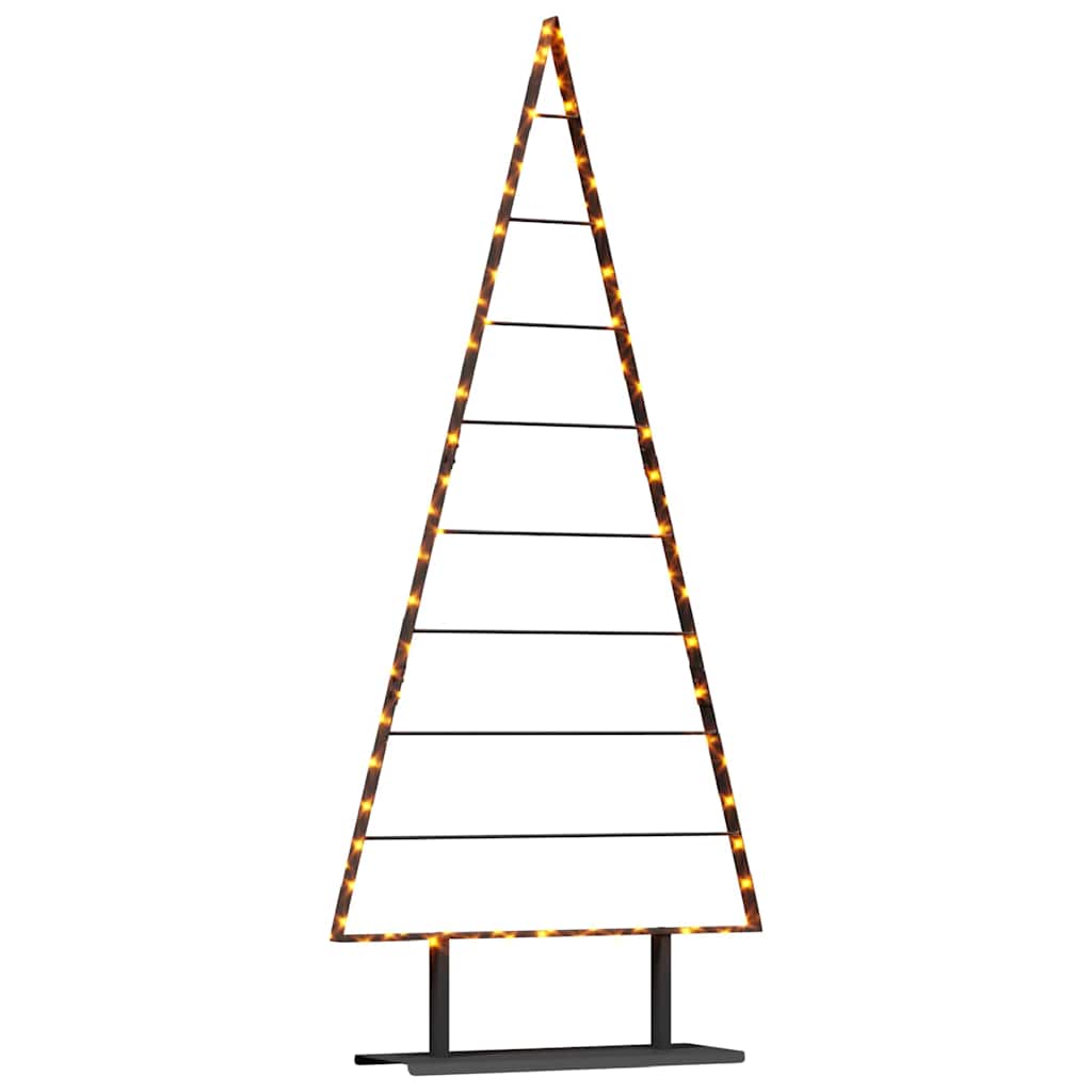 Albero di Natale in metallo con supporto Nero 180 cm Acciaio 42019173