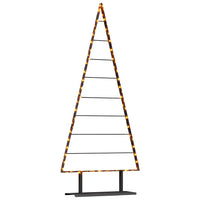 Albero di Natale in metallo con supporto Nero 180 cm Acciaio 42019173