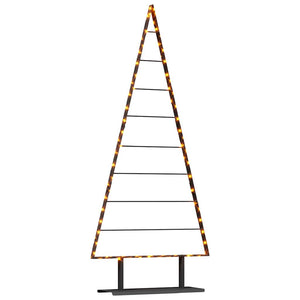 Albero di Natale in metallo con supporto Nero 180 cm Acciaio 42019173