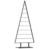 Albero di Natale in metallo con supporto Nero 210 cm Acciaio 42019174
