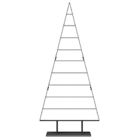 Albero di Natale in metallo con supporto Nero 210 cm Acciaio 42019174