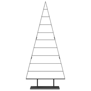 Albero di Natale in metallo con supporto Nero 210 cm Acciaio 42019174