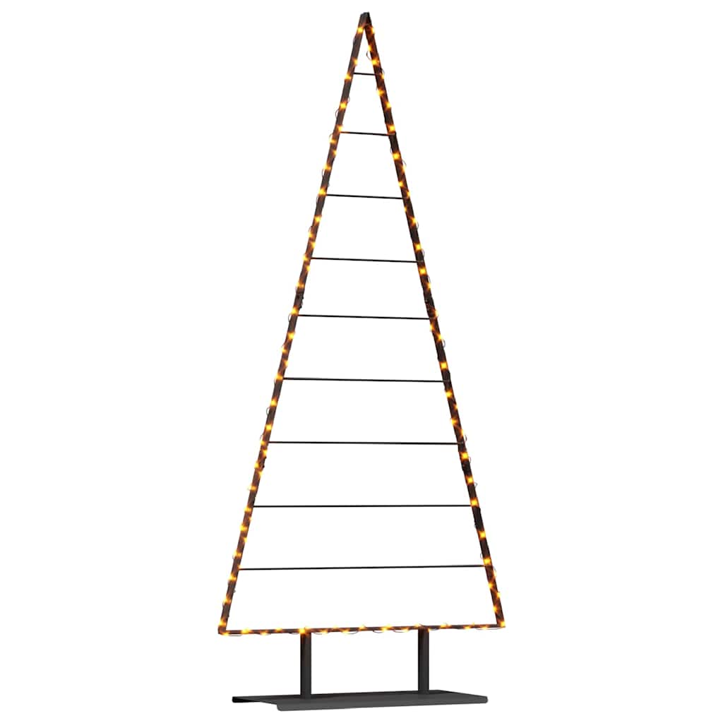 Albero di Natale in metallo con supporto Nero 210 cm Acciaio 42019174