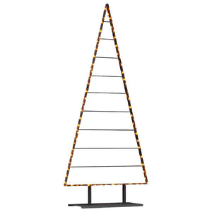 Albero di Natale in metallo con supporto Nero 210 cm Acciaio 42019174