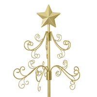 Albero di Natale in metallo con supporto-Decorazioni natalizie Oro 180 cm 885233
