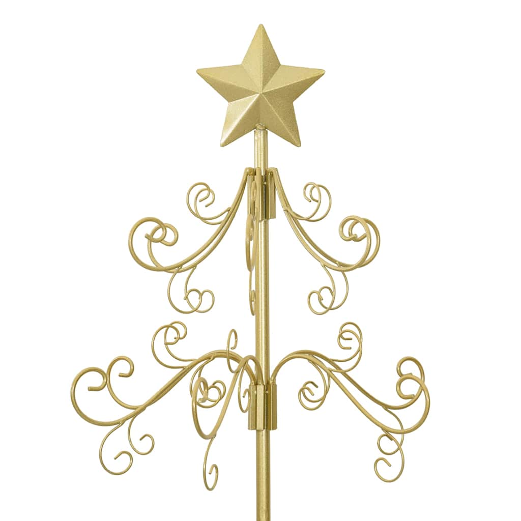 Albero di Natale in metallo con supporto Oro 180 cm 42019184