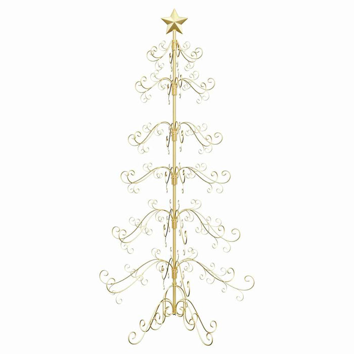 Albero di Natale in metallo con supporto-Decorazioni natalizie Oro 180 cm 885233