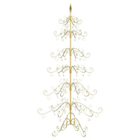 Albero di Natale in metallo con supporto-Decorazioni natalizie Oro 180 cm 885233