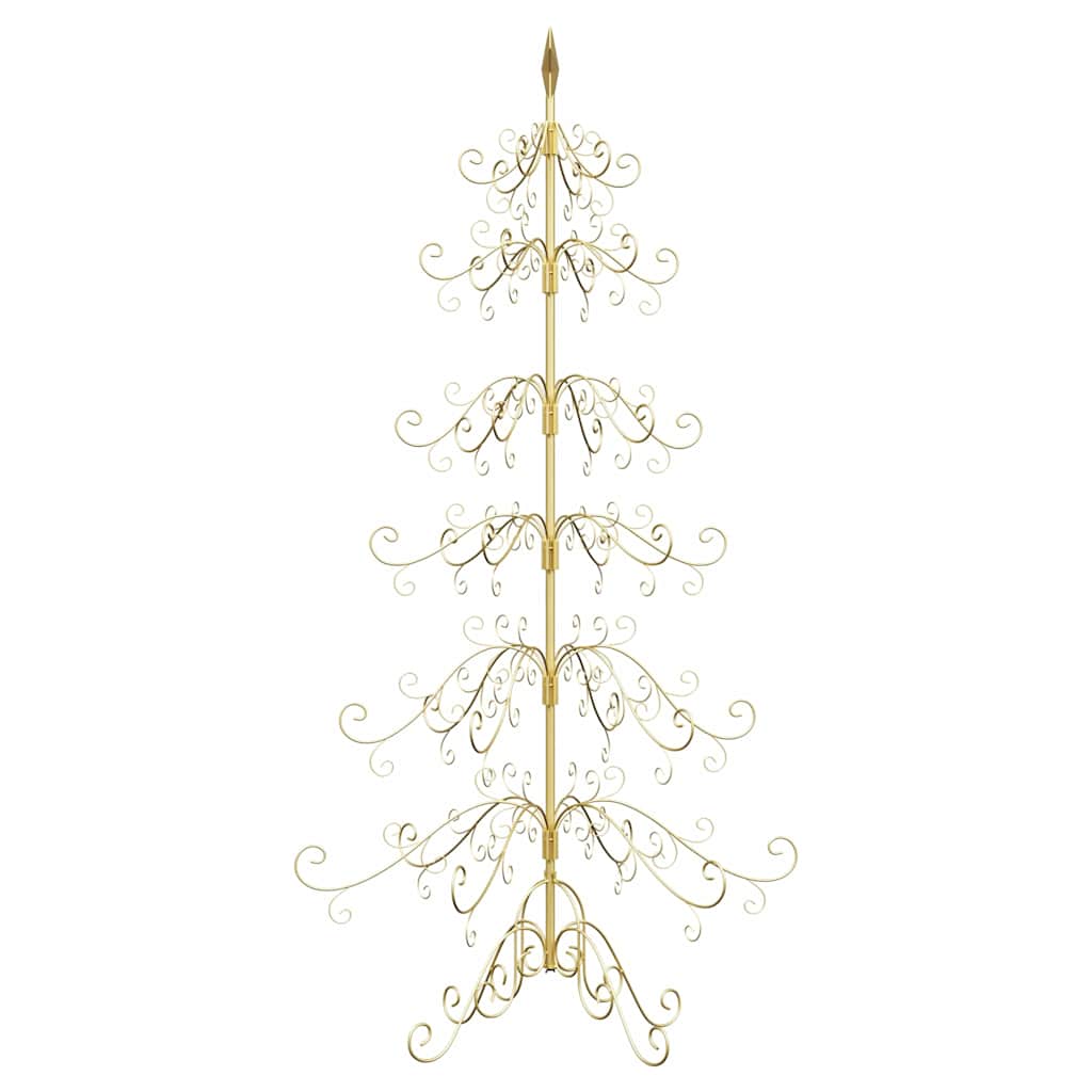 Albero di Natale in metallo con supporto Oro 180 cm 42019184