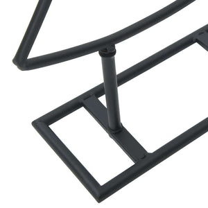 Albero di Natale in metallo con supporto Nero 210 cm Acciaio 42019191