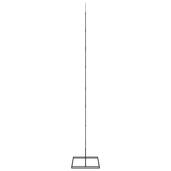Albero di Natale in metallo con supporto Nero 210 cm Acciaio 42019191
