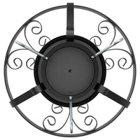 Supporto per Albero di Natale Nero 40 x 40 x 21 cm Acciaio 42019192