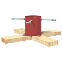 Supporto per Albero di Natale 1.73 Rosso 50 x 50 x 16 cm 42019195