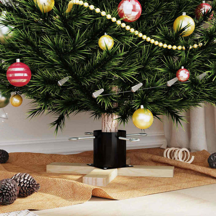 Supporto per Albero di Natale 1.73 Nero 50 x 50 x 16 cm 42019196