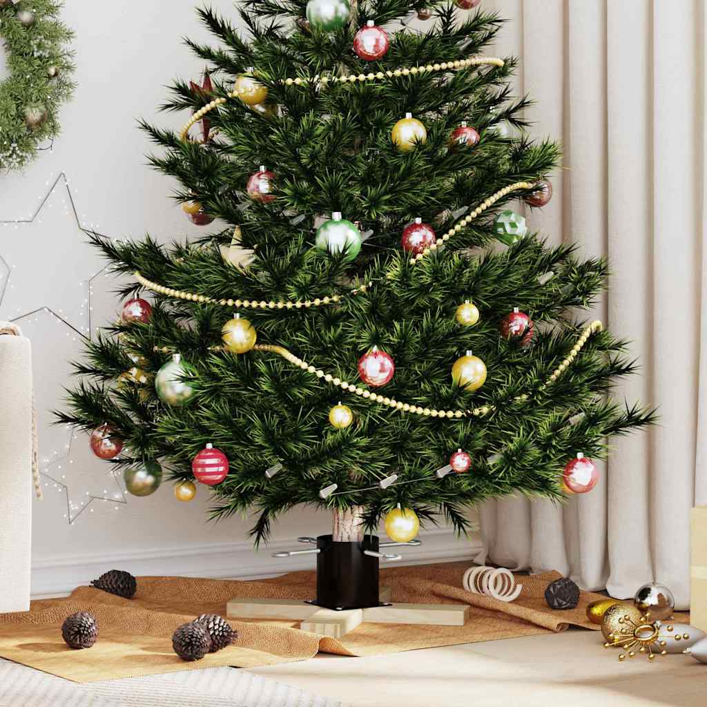 Supporto per Albero di Natale 1.73 Nero 50 x 50 x 16 cm 42019196