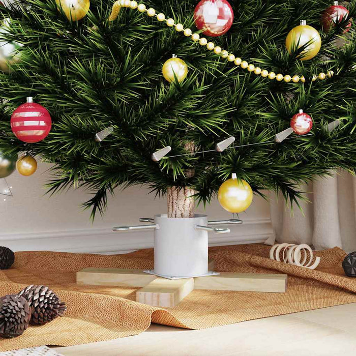 Supporto per Albero di Natale 1.73 Bianco 50 x 50 x 16 cm 42019197