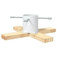 Supporto per Albero di Natale 1.73 Bianco 50 x 50 x 16 cm 42019197