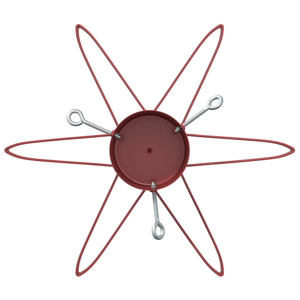 Supporto per Albero di Natale Rosso 49 x 49 x 15,5 cm Acciaio 42019199