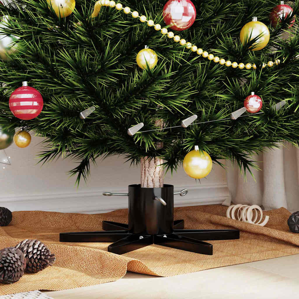 Supporto per Albero di Natale Nero 49 x 49 x 15,5 cm Acciaio 42019200
