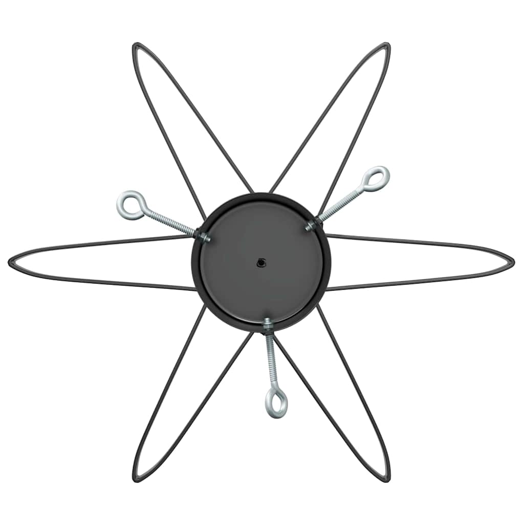 Supporto per Albero di Natale Nero 49 x 49 x 15,5 cm Acciaio 42019200