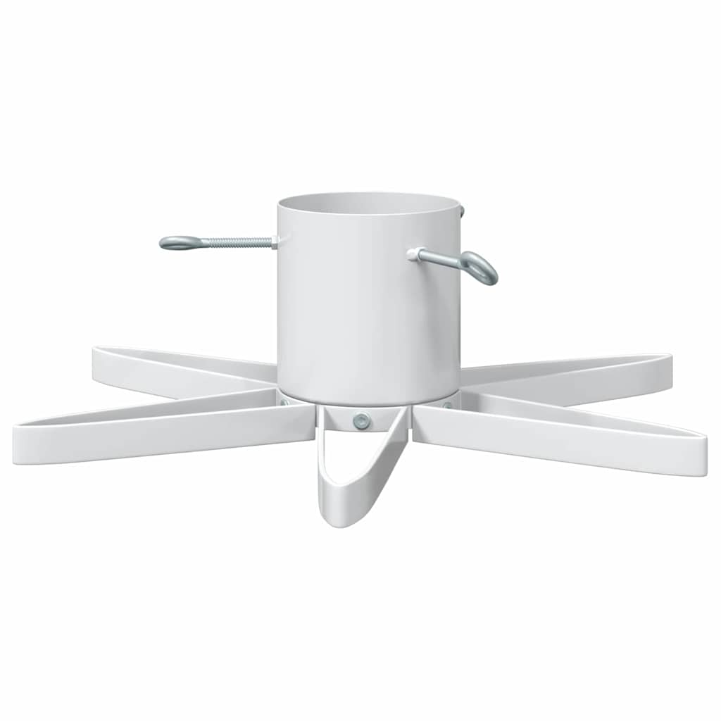 Supporto per Albero di Natale Bianco 49 x 49 x 15,5 cm Acciaio 42019201