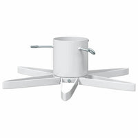 Supporto per Albero di Natale Bianco 49 x 49 x 15,5 cm Acciaio 42019201